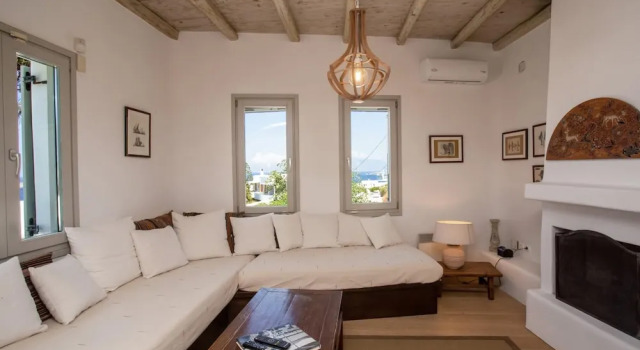 Baroness in Mykonos With 5 Bedrooms and 4 5 Bathrooms, Забронировать Вилла Коттеджи Миконоса, рядом с Meletopoulou Public Garden, Коттедж
