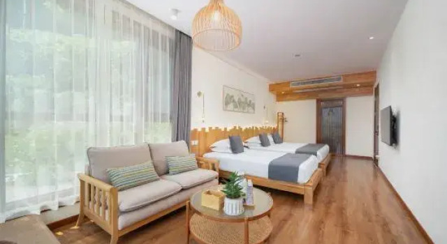 Семейный люкс с красивым видом из окна Jiuhua Mountain Leisure House