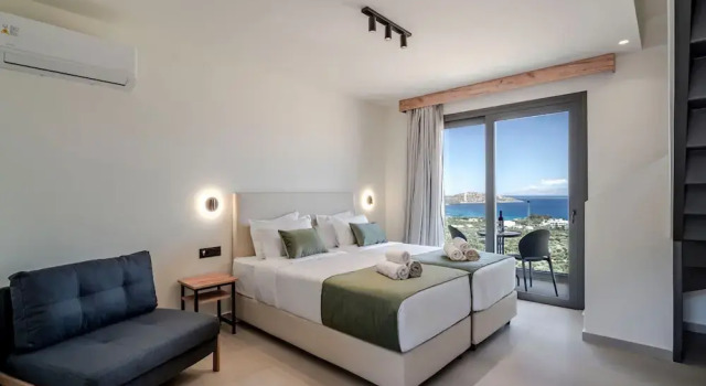 Номер Premium Дуплекс Elounda Residence Resort & Waterpark