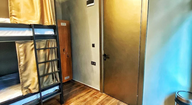 Кровать в общем номере Хостел Nomad Hostel Karakoy