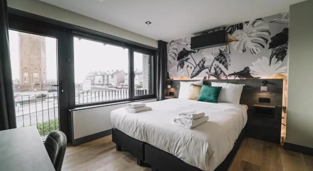 Двухместный номер Deluxe с балконом Hotel Bell