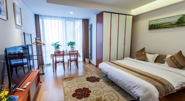 Номер Deluxe Suzhou Moon Bay Service Apartment