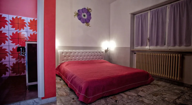 Komfort Zimmer mit Balkon und mit Stadtblick Flower Bed & Breakfast