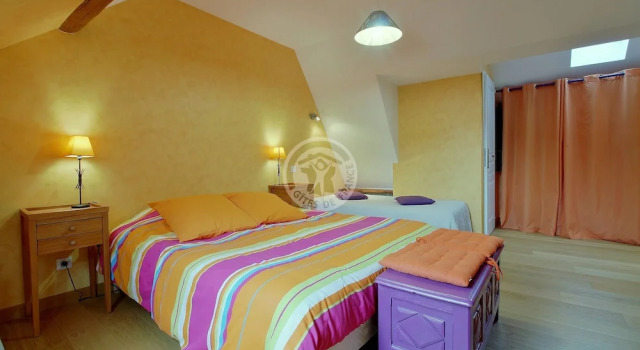 Четырёхместный номер Comfort с видом на горы La Boucle de lAdour Chambres dHôtes