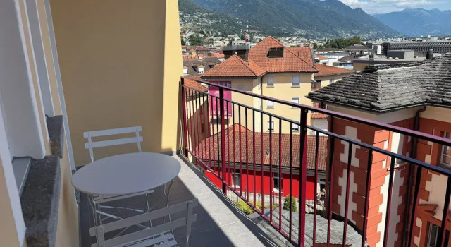 Апартаменты Superior с балконом и с видом на город Schloss Locarno - Suites & Apartments
