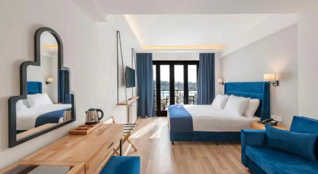 Трёхместный номер Deluxe с видом на море DORUK PALAS HOTEL