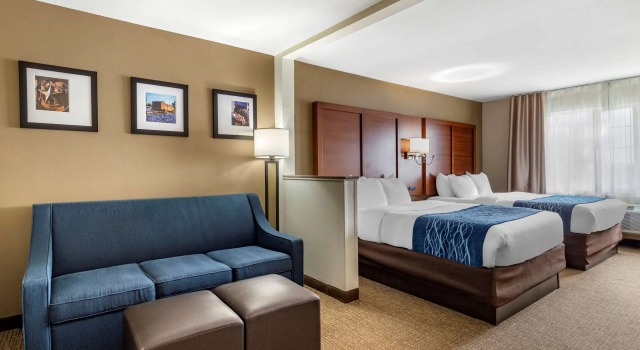Четырёхместный люкс Comfort Inn & Suites Texas Hill Country