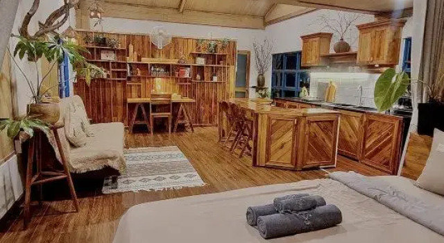 Семейная студия с балконом и с видом на закат TỊNH Retreat Phu Quoc