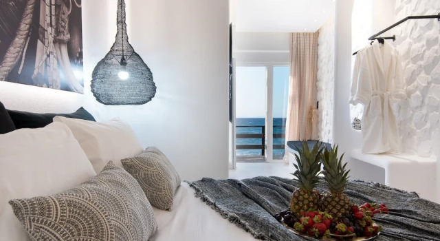 Люкс Deluxe с видом на море Portara Seaside Luxury Suites