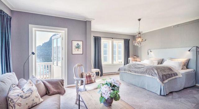 Полулюкс с балконом и с видом на море Angvik Gamle Handelssted - by Classic Norway Hotels