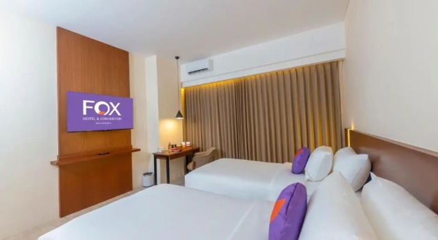 Habitación doble De lujo con vista a la montaña FOX HARRIS Hotel & Convention Banjarnegara