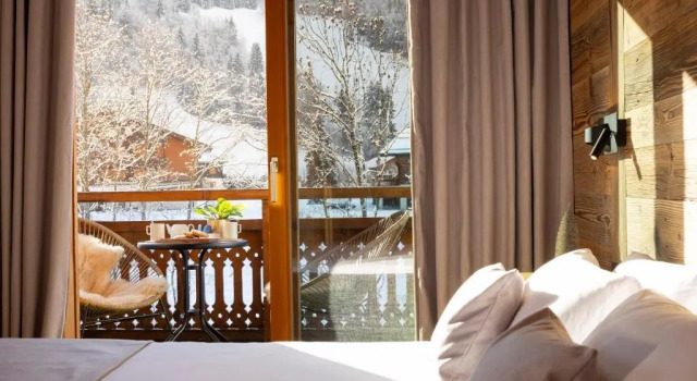 Двухместный номер Standard с балконом Hôtel et Spa Le Vermont