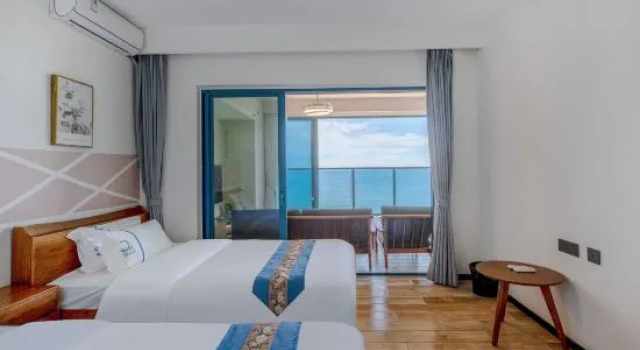 Люкс Deluxe Huidong Vanke Double Moon Bay Nice holiday apartment