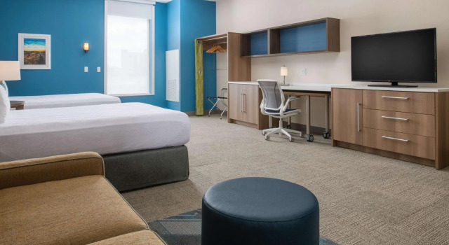 Четырёхместная студия для гостей с ограниченными возможностями Home2 Suites By Hilton Boise Downtown