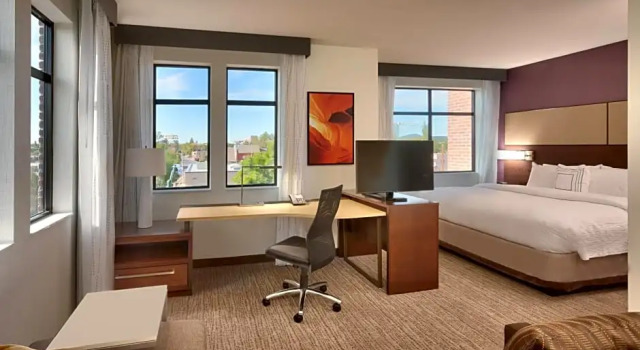 Двухместная студия с видом на город Residence Inn by Marriott Flagstaff