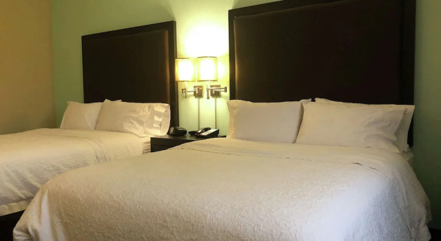 Четырёхместный номер Mobility/Hearing Accessible with Tub Hampton Inn & Suites Nashville at Opryland