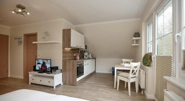 Апартаменты Strandvilla Krabbe Wohnung 14