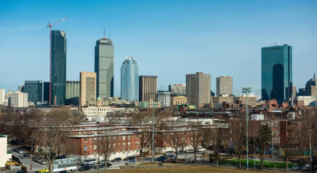 Двухместная студия с видом на город Residence Inn by Marriott Boston Downtown / South End