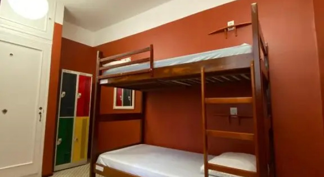 Кровать в общем номере Refugio Hostel Fortaleza
