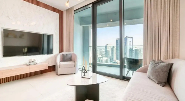 Ritzy Address JBR Apt w Scenic Balcony View, Забронировать Апартаменты/квартира Отели Эмирата Дубая с парковкой, рядом с Торговый центр The Beach, Парковка