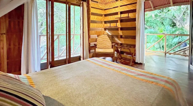 Четырёхместный коттедж с частичным видом Isleta El Espino Ecolodge