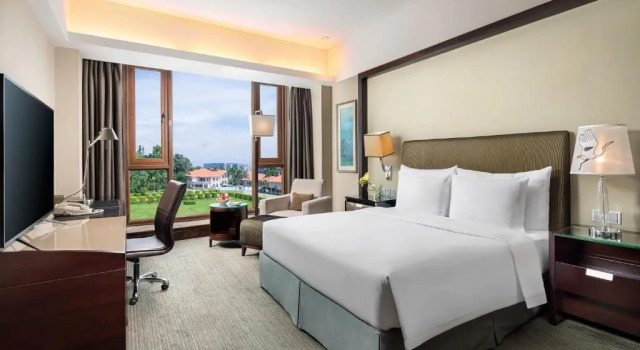 Двухместный номер Deluxe с видом на залив Xiamen C&D Hotel