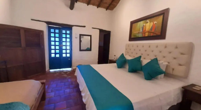 Семейный номер Standard с красивым видом из окна Hotel Santos De Piedra - MARANATHA BARICHARA