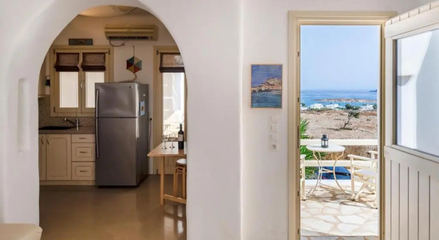 Апартаменты 1 bedroom cycladic house Naousa for 3 - Big
