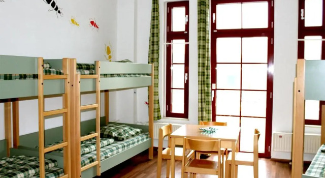 Кровать в общем номере Wombats City Hostel Leipzig