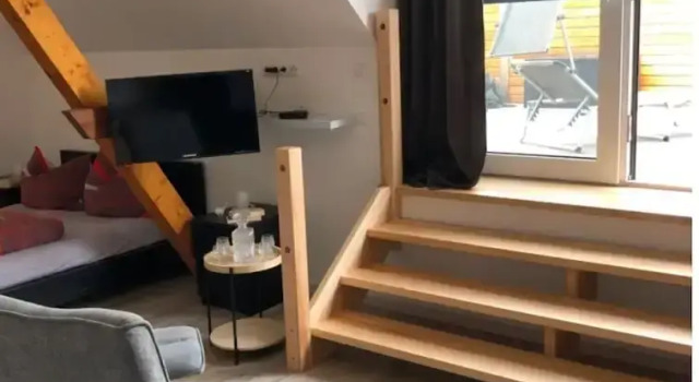 Апартаменты Comfort c 1 комнатой с балконом Unterkunft in Monkebude mit Eigenem Garten