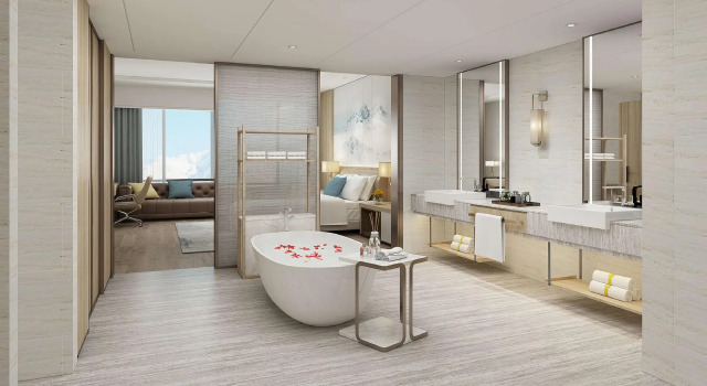Номер Executive с видом на озеро Hilton Lijiang