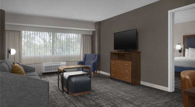 Люкс c 1 комнатой Homewood Suites by Hilton Gaithersburg/Washington, DC North