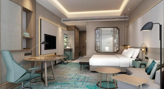 Номер Deluxe Hilton Suzhou Wuzhong