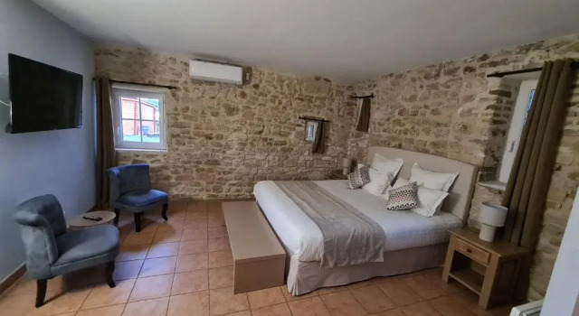 Lüks çift kişilik oda Logis Hotel La Bastide St Bach