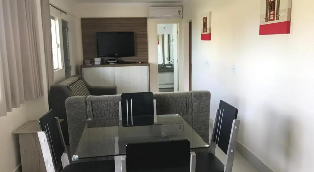 FLAT DUPLO LACQUA DIROMA I com 2 suítes e banheiro social extra