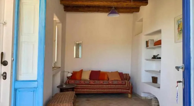 House Il Mandarino, terrace overlooking the sea, Забронировать Дом для отпуска Мальфа Salina