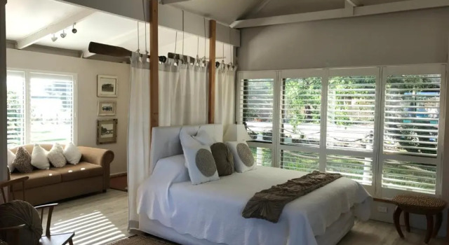 Коттедж c 1 комнатой с видом на реку Boathouse - Birks River Retreat