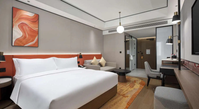 Номер Standard Hilton Garden Inn Tianjin Five Great Avenues