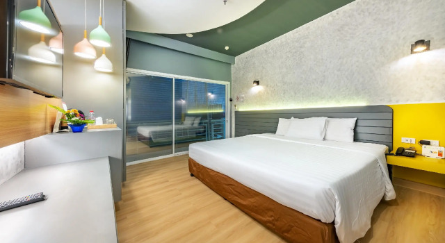 Двухместный номер Deluxe Qiu Hotel Sukhumvit - BTS On Nut Station