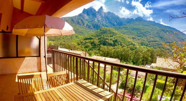 Студия с балконом Hotel et Résidence Cala di sole