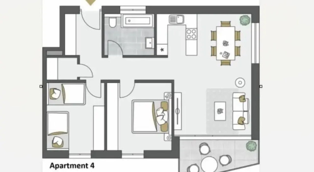Апартаменты с балконом Urban-Apartmenthaus zwischen Berg und See