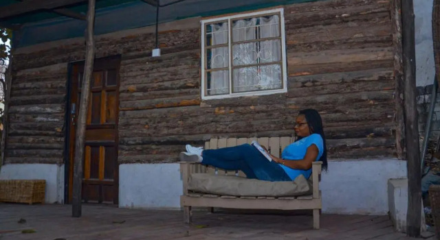 Pat în dormitor (dormitor pentru bărbați) Lusaka Backpackers