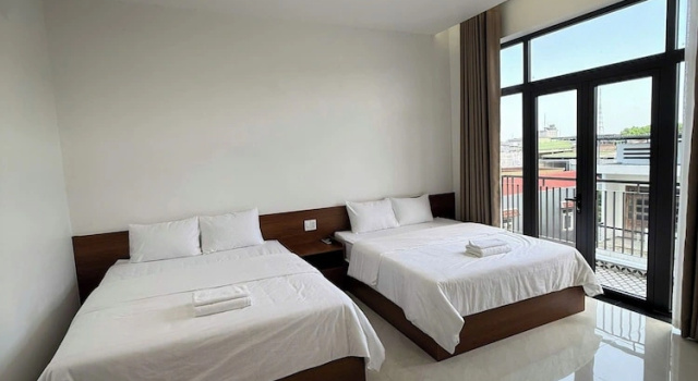 Двухместный номер Deluxe с видом на город THIÊN PHÚC hotel