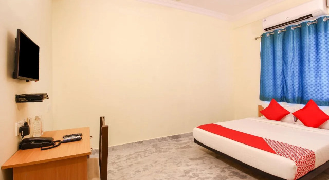 OYO Flagship 76655 Goldhorn Hotels Mehdipatnam, Rezervovat Hotel Hajdarábád 
