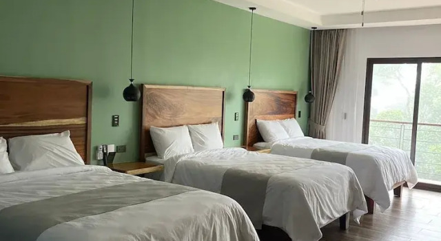 Трёхместный номер Deluxe с видом на горы Hotel Mi Linda Tierra