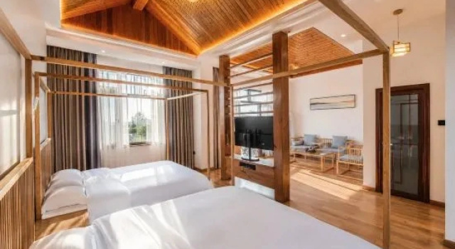 Семейный люкс с видом на море Meizhou Moyan House