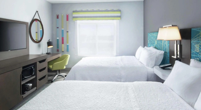 Четырёхместный номер Standard Hampton Inn & Suites Lubbock