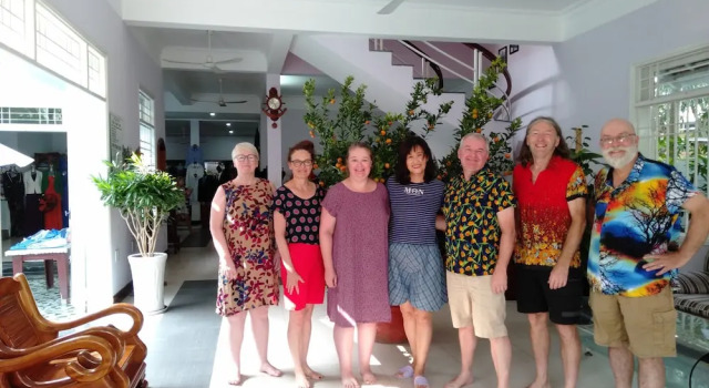 Семейный номер Standard c 1 комнатой с балконом и с красивым видом из окна The Moon Villa Hoi An