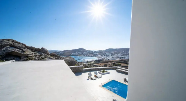 Апартаменты Mykonos Villa Sympatico, Private Pool & Sea Vistas
