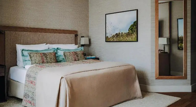 Номер Standard с балконом и с красивым видом из окна Althoff Seehotel Überfahrt